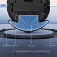 thumbnail image 4 of Robot Aspirador Barredora eléctrica Tanque de agua de 135 ml Accesorios para el hogar anticolisión (Negro), 4 of 6