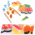 thumbnail image 2 of 1 Ensemble de Nourriture Miniature Décorative Modèle de Sushi Faux Sushi Ornement Alimentaire, 2 of 6