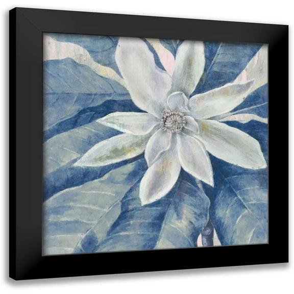 Hunziker, Steve 12x12 Black Modern Framed Museum Art Print Titled - Heavenly Blue II
