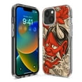 thumbnail image 3 of Mundaze - Case for Apple iPhone 12 Pro Max Slim Shockproof Hard Shell Soft TPU Heavy Duty Protective Phone Cover - Japanese Oni and Koi, 3 of 5