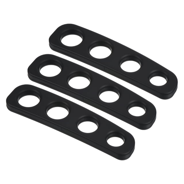 Uxcell Basketball Shooting Aid 3 Pack Finger Shoot Trainer Training Equipment Correct Shooting Posture Black, L