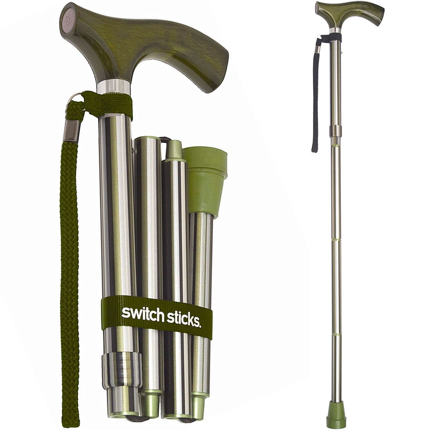 Switch Sticks Folding Walking Stick, Huntington