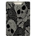 thumbnail image 2 of FMSHPON Skull Paisley Flower Clipboard Hardboard Wood Nursing Clip Board and Pull for Standard A4 Letter 13x9 inches, 2 of 8