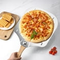 thumbnail image 3 of Stainless Steel Wipes Stainless Steel Pizza Transfer Spatula Folding Spatula Solid Wood Handle Removable Baking Tools Baking Spatula Pizza Stainless Steel Spatula, 3 of 6