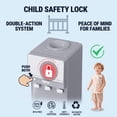 thumbnail image 4 of VECYS 3 5 gal Water Dispenser with Ice Maker, 27LBS Daily Ice & Child Lock, Grey, 4 of 6