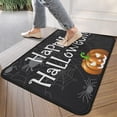 thumbnail image 4 of Happy Halloween Pumpkin Front Door Mat Anti Slip Pumpkin Skull Bat Spider Welcome Mat Funny the Indoor Door Mat/Outdoor Crystal Velvet 30x17 Inches, 4 of 7