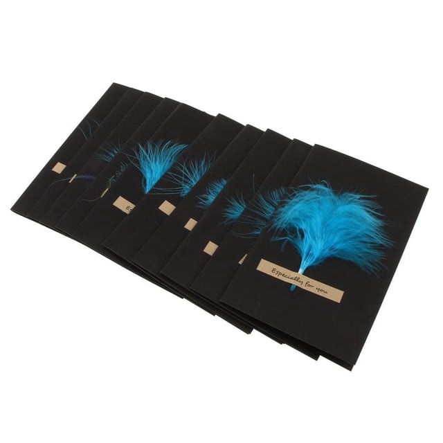GUOOL 10 andmade Feather for Crafts DIY Greeting Cards Party Invitations H H