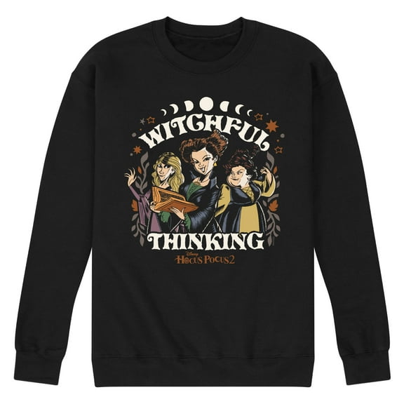 Hocus Pocus 2 - Witchful Thinking - Men's Crew Neck Fleece Pullover