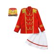 thumbnail image 5 of Disfraz de equipo de trompeta de tambor para niñas, uniforme de guardia de Honor, actuación de banda principal, trajes de Cosplay, Top con falda y gorro, conjunto de marcha, 5 of 5
