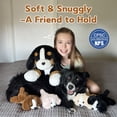 thumbnail image 3 of Muiteiur 5Pcs Bernese Mountain Dog Stuffed Animal 24'' Plush Toy with 4 Puppies Inside, 3 of 9
