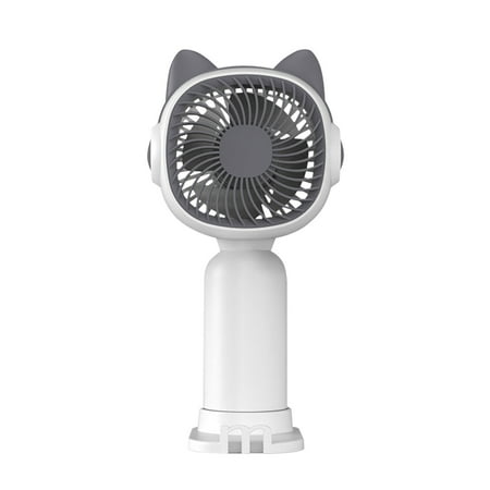 

Tuphregyow Fan For Office Bedroom Kitchen Portable Handheld Usb Charging Mini Cartoon Outdoor Student Desktop Fan