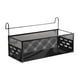 thumbnail image 1 of Estante para cama de dormitorio, cesta de almacenamiento colgante para dormitorio, estante organizador simple para litera Negro, 1 of 7