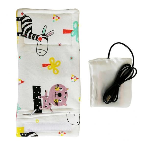 Paquete de 3-10 bolsas de leche infantil más cálidas cebra y piezas SM SunniMix Calienta biberones para leche materna