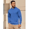 thumbnail image 3 of COOFANDY Mens Fashion Hoodies Pullover Drawstring Hooded Long Sleeve Sweatshirt with Pocket, 3 of 6