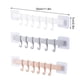 thumbnail image 5 of Inteprter Gancho para utensilios de cocina de trapo montado en la pared, colgador de toallas de ropa trasera multiusos, estante de almacenamiento Accesorios de baño Gris, 5 of 6