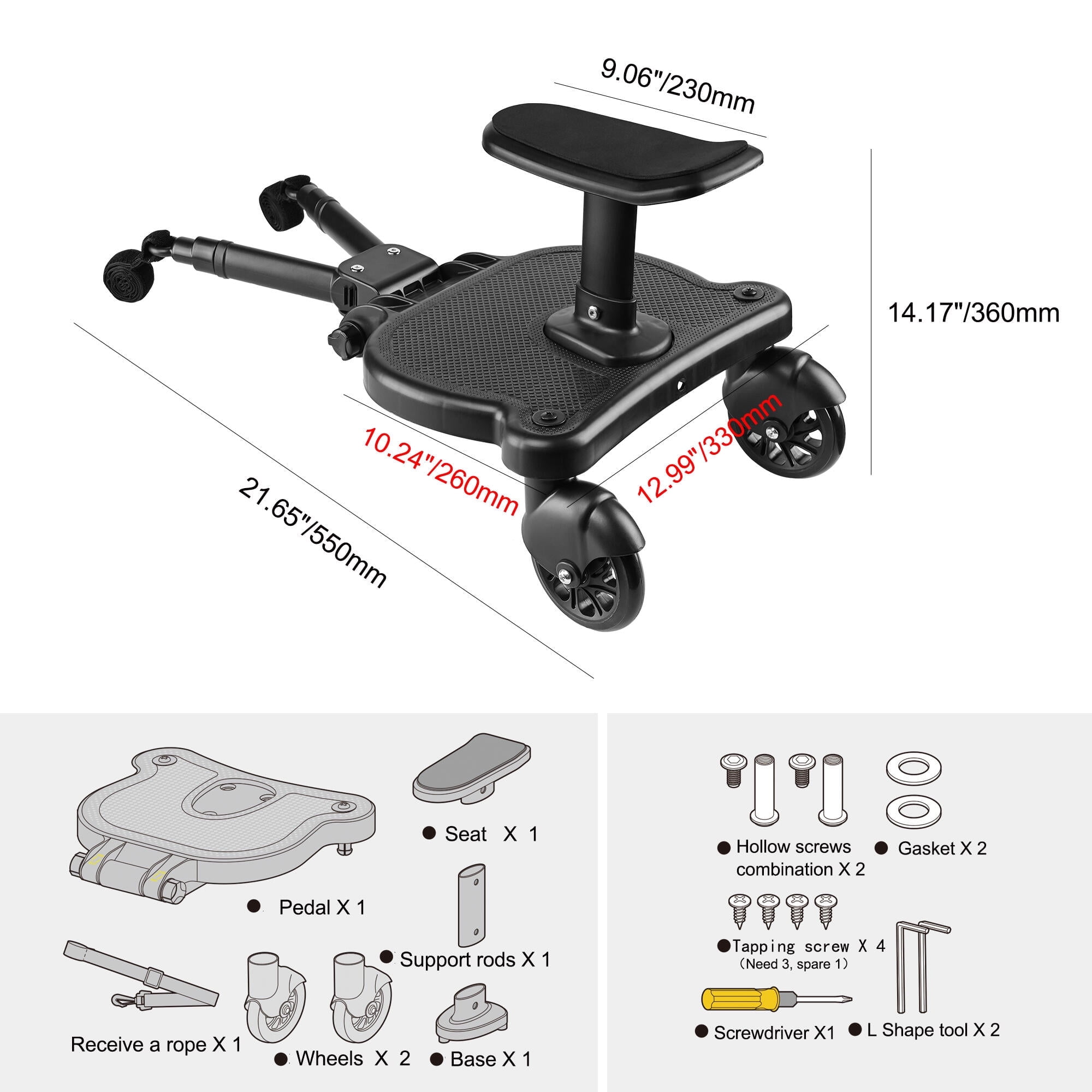 Livingbasics Baby Stroller Board