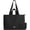 Black, variant on BAGSMART Halo Tote Bag for 15.6" Laptop, Lightweight 25L Tote Bag Casual Handbags for Travel, Work, Beach, Gym, Shop, Black
