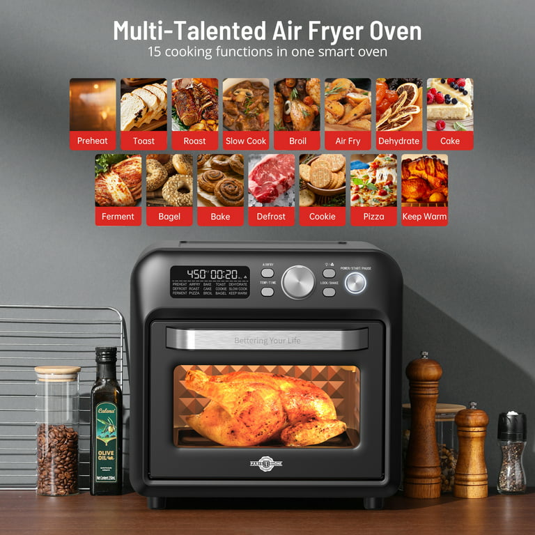 Our Place Wonder Oven | 6-in-1 Air Fryer & Toaster Oven with Steam Infusion  | Compact, Countertop Friendly, Fast Preheat, Multifunctional | Air Fry