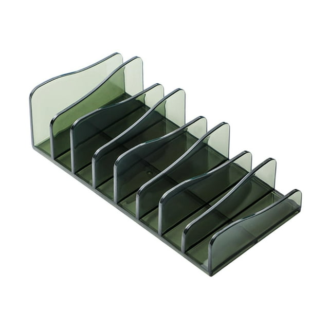 Organizador de paletas de sombras de ojos, expositor de cosméticos, soporte de almacenamiento acrílico versátil Verde