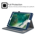 thumbnail image 6 of Fintie Multi-Angle Viewing Case for iPad 6th / 5th Generation (2018/2017 Release), iPad Air 2 / iPad Air 1 (9.7 Inch) - Premium PU Leather Cover with Pocket, Navy, 6 of 7