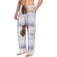 thumbnail image 3 of Kdxio Yak Print Men's Sleep Pajama Pant Lounge Pants with Pockets, 3 of 8