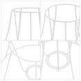 thumbnail image 4 of OULII 1Set Frame Wire Tapered Lamp Shade Holder for Home Decoration, 4 of 8