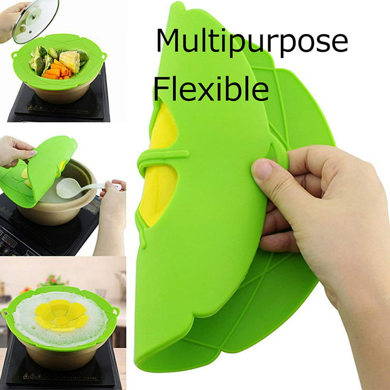 Multi-Purpose Lid Cover and Spill Stopper - Milky Spoon