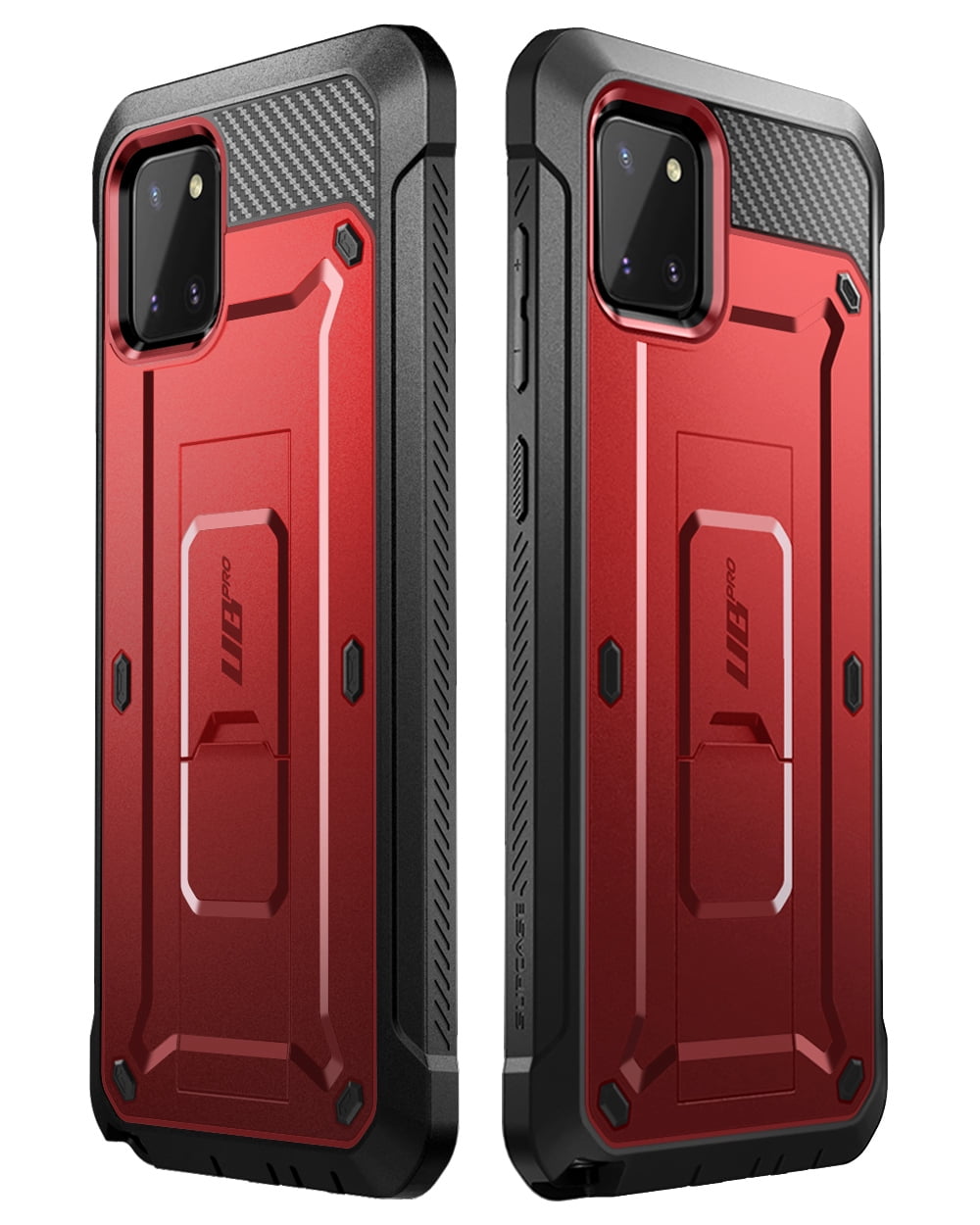 SUPCASE Unicorn Beetle PRO Series Phone Case for Samsung Galaxy Note 10 Lite, Full-Body Rugged Holster Case with Built-in Screen Protector for Samsung Galaxy Note 10 Lite 2020 (Metallic Red)
