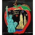 thumbnail image 3 of New York City Big Apple Color Brass Ornament Statue Of Liberty Empire State Building, 3 of 3