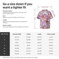 thumbnail image 7 of Xecao offers the Lovely Animals for Men's Casual Short-sleeved Shirt, a button-up collared shirt with a pocket, perfect for beach vacations and yacht travel in the XX-Large size., 7 of 7