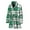 21, variant on Western Tartan Pattern Women Bathrobe One Size Univeral Fits, Tartan Plaid Retro Fashion Lightweight Plush Fleece Long Robe For Women