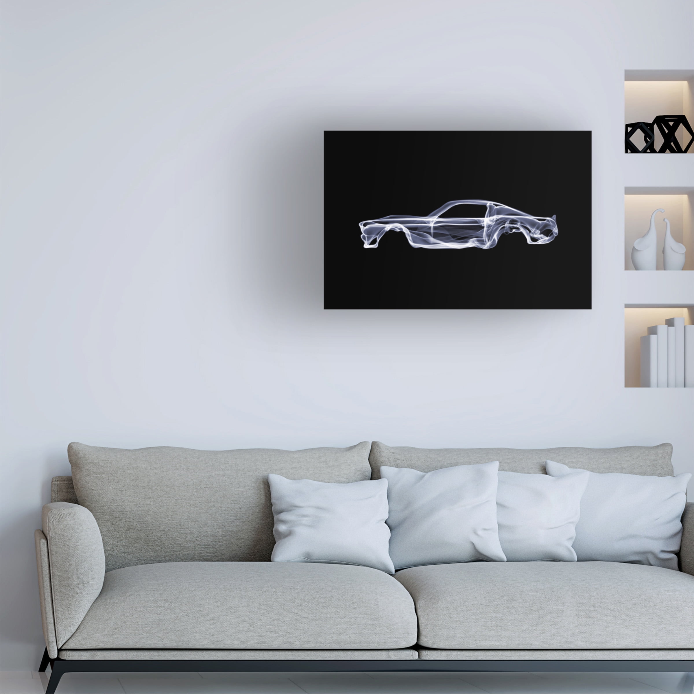 Octavian Mielu 'Ford Mustang' Canvas Art