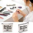 thumbnail image 3 of Zuo Bao Blair Waldorf Gift for Fans What Would Blair Waldorf Do Cosmetic Bag Best Friend Gift, 3 of 6