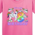 thumbnail image 4 of Inktastic It's My 8th Birthday Unicorn Youth T-Shirt, 4 of 5