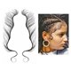 thumbnail image 2 of Pegatinas De Tatuaje Para El Pelo De Bebé Bordes Del Tatuaje Del Borde Del Pelo Del Bebé Salón De Pelo Rizado Diy Plantilla De Tatuaje Para El Cabello Pegatinas Para El Cabello Inevent CE008258-01, 2 of 6