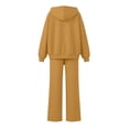 thumbnail image 4 of Chiccall Sweatsuits for Women 2 Piece Outfits Zip Up Hoodie Sweatshirt and Baggy Sweatpants Set Fall Long Sleeve Tracksuit, 4 of 9