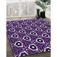 thumbnail image 3 of Ahgly Company Machine Washable Indoor Rectangle Transitional Purple Area Rugs, 7' x 10', 3 of 7