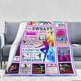 thumbnail image 3 of Gymnastics Gifts - I Love Gymnastics Blanket for Girls Teens Kids Daughter Granddaughter - Christmas, Birthday Gift Ideas for Gymnasts Throw Blankets - Gymnastics Room Decorations, 40x50, 3 of 6