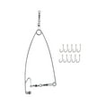 thumbnail image 4 of 2x Dispositivo de Pesca Automático, Suministros para Acampar, Accesorios de Pesca de Velocidad Completa de Acero Inoxidable, Anzuelo de Pesca de Resor 2 piezas, 4 of 8