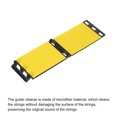 thumbnail image 4 of Unique Bargains Guitar String Cleaner Fretboard Cleaning Cloth Scrubber Tool for Guitar, Bass Yellow 1 Pack, 4 of 5