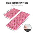 thumbnail image 2 of Xecao Strawberry Cake Patten Kitchen Rugs and Mats Sets,2 Pieces Non-Slip Washable Rugs, Kitchen Mat for Floor,Suit for Kitchen Decor and Accessories, 2 of 6