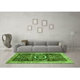 thumbnail image 3 of Ahgly Company Indoor Rectangle Abstract Green Modern Area Rugs, 7' x 9', 3 of 4