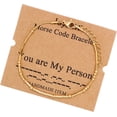 Friendship Morse Code Bracelets Inspirational Gifts For Best Friends