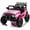 Pink, variant on Historyli 12V Ride On Car, Electric Truck, with Remote Control, for Ages 37-96 Months, Black