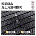 thumbnail image 4 of Taicans Anti-Slip Kitchen Bathroom Rug,Waterproof & Super Absorbent,Machine Washable Easy Clean,Black Striped Runner Mat for Entryway Hallway,15.7x23.6inch, 4 of 6