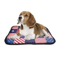 thumbnail image 2 of PKQWTM Patchwork Of American Flag Pet Dog Cat Bed Pee Pads Mat Cushion Potty Dogs Blankets Crate Bed Kennel 20x24 inch, 2 of 3