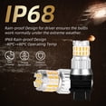 thumbnail image 2 of Speravity Paquete de 2 luces de giro, accesorios mejorados, 12V, suministros para automóviles, lámpara de señal de respaldo, luces de reserva, Type2 NO2, 2 of 6