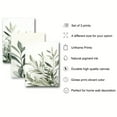 thumbnail image 3 of Set of 3 Unframed Boho Green Botanical Leaf Wall Art Poster Canvas Print Minimalist Olive Tree Painting for Apartment,Living Room,Bedroom,Modern Home Decoration, 3 of 4