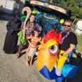 thumbnail image 2 of Adult Inflatable Chicken Costume Air Blowing Rooster Suit Riding On Chicken Costume Halloween Funny Dress Up Cosplay Easter,Height 59"–74.8",Rooster, 2 of 6