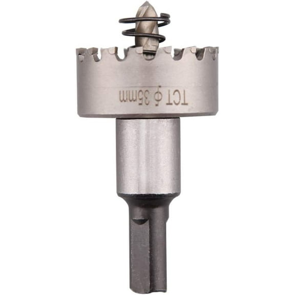 Tungsten Carbide Teeth Hole Saw (Hole Cutter) LU&MN Heavy Duty for Stainless Steel, 1-3/8", 35mm 1 3/8"